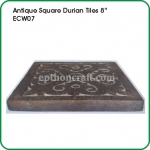 Antique Square Durian Tiles 8"